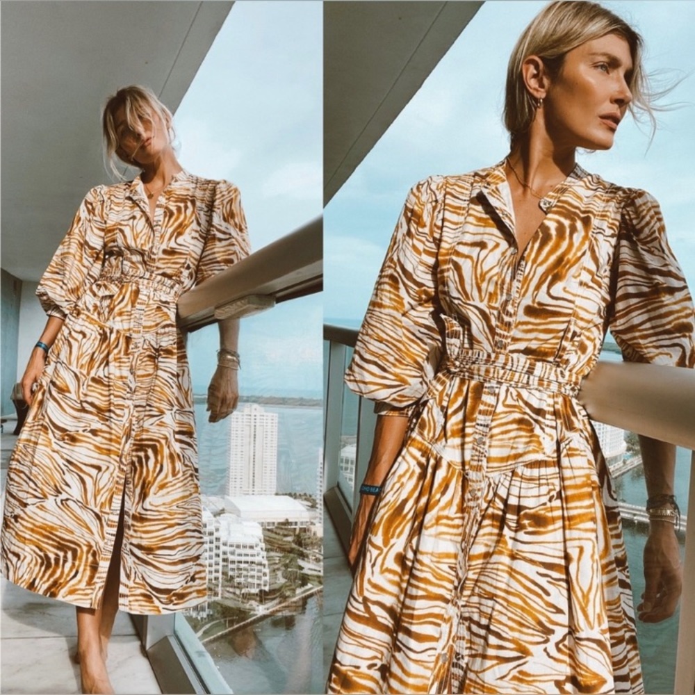 Love the Label Honey Midi Dress nwt